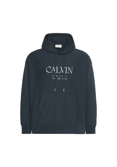 Calvin Klein Ls Premıum Fleece Calvın Graphıc Erkek Yeşil Sweatshirt