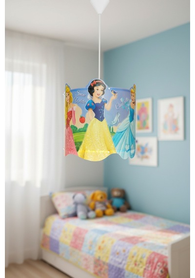 Princess Dekoratif Tavan Lambası Bebek ve Çocuk Odası Modern Tasarım