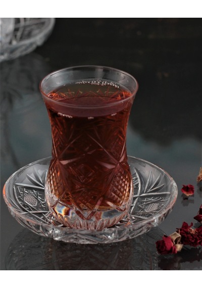 12 Parça Çay Takımı - Klasik Boy - Göz Dekor