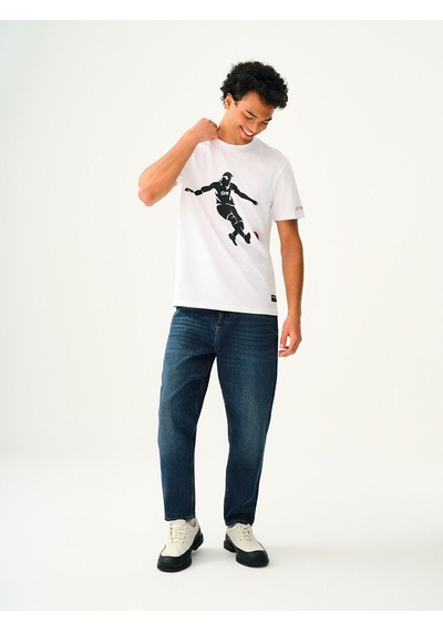 LOFT Regular Fit Erkek Tshirt K.kol Lf2038391 Q1.v1 Beyaz