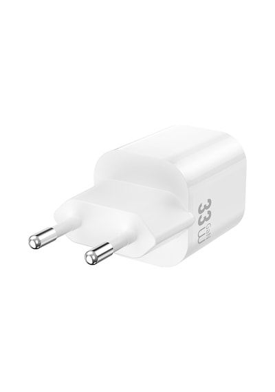Wiwu Wi-g018 Cube Serisi Type-c To Type-c Gan Tech Pd Hızlı Şarj Kablolu Şarj Seti 33w Beyaz