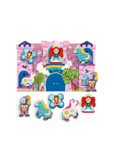 Headu Montessori First Puzzle The Unicorn Wood 2-5 Yaş