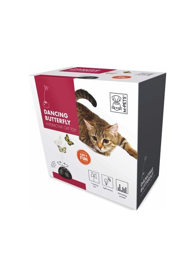 M-pets Dancing Butterfly İnteraktif Kedi Oyuncağı Siyah
