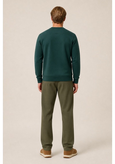 Redline Clavin Erkek Regular Fit Yeni Sezon Pamuklu Sweatshirt Nefti