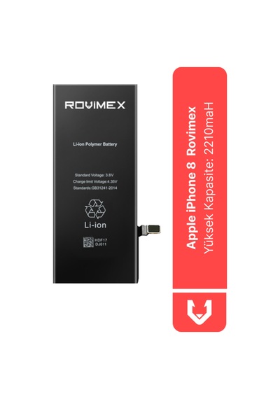 Apple Apple iPhone  Uyumlu   Uyumlu  8g Yüksek Kapasite Batarya Pil - 2380 Mah