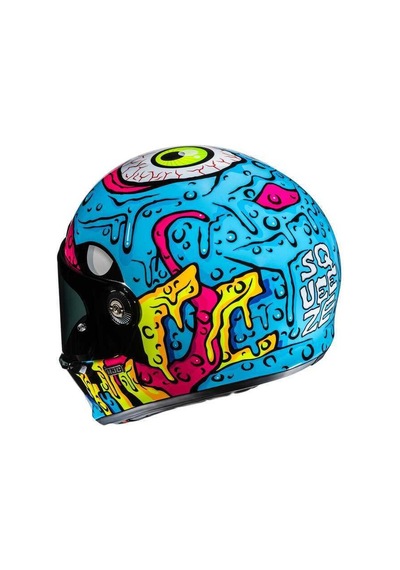 Hjc V10 Kask Squeeze Mc28 Mavi