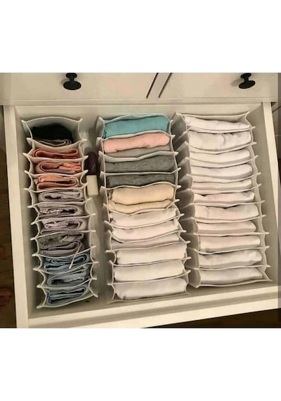 Serstil 3'lü Iç Giyim Düzenliyici Organizer Set Beyaz
