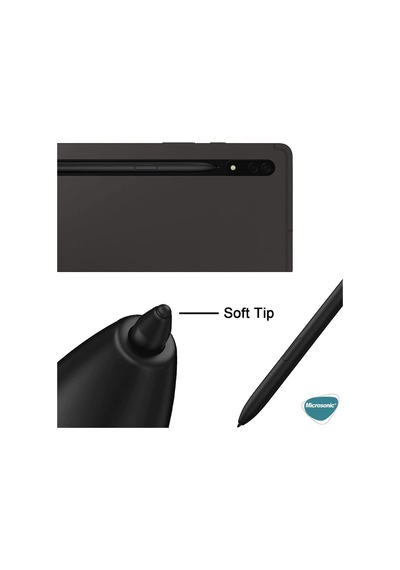 Samsung Galaxy Note 20 Pencil Uçları 5 Li Paket Siyah Galaxy Note 20 İle Uyumlu Dokunmatik Kalem Ucu - Siyah
