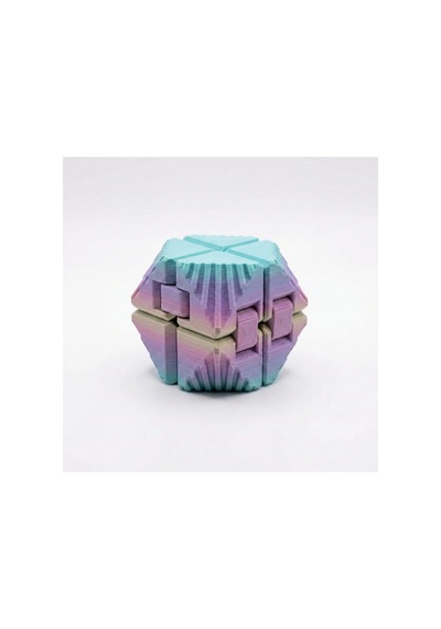 Gradient Renkli Infinity Cube: 3d Baskı Sonsuz Döngü Fidget Oyuncak