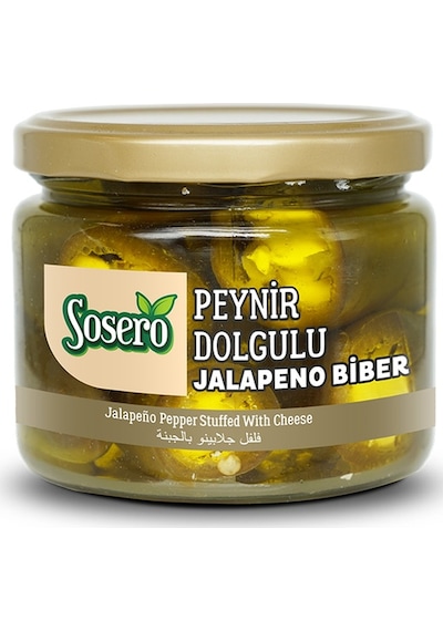 Sosero Peynir Dolgulu Jalapeno Biber Cam 290 G