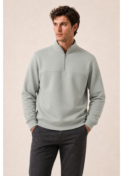 Redline Knel Regular Fit Kışlık Yeni Sezon Erkek Sweatshirt Mint