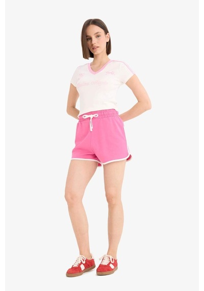 DeFacto Coool Regular Fit Kalın Kumaş Şort A6224AX25SMPN613 Pembe