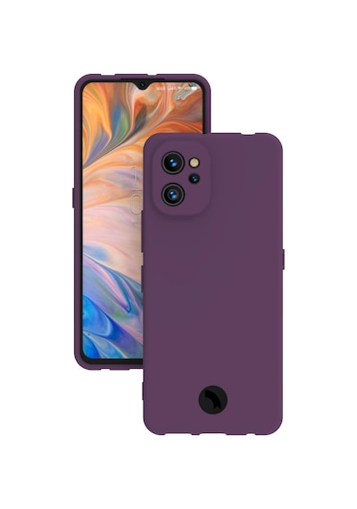 Reeder S19 Max Pro Kılıf Kamera Korumalı Silikon Rubber Arka Kapak Mor