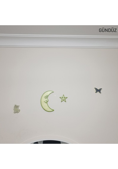 Fosforlu Aydede & Yıldız , Parlaması Garantilidir , ( 22 Cm ) Fosforlu Aydede & Yıldız , Parlaması Garantilidir , ( 22 Cm )