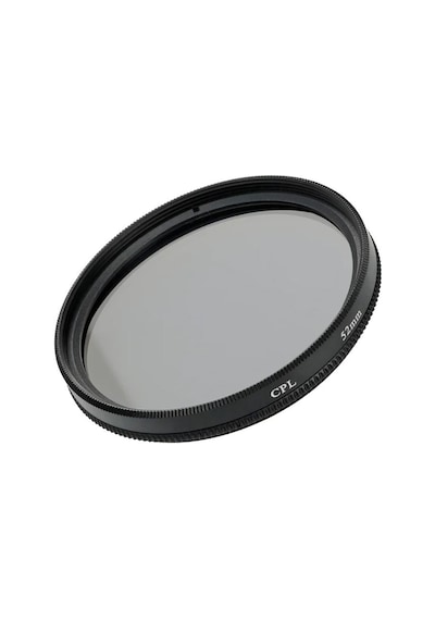 52mm Cpl Polarize Filtre Dairesel Polarizasyon, Yansıma Azaltıcı, Metal Çerçeve