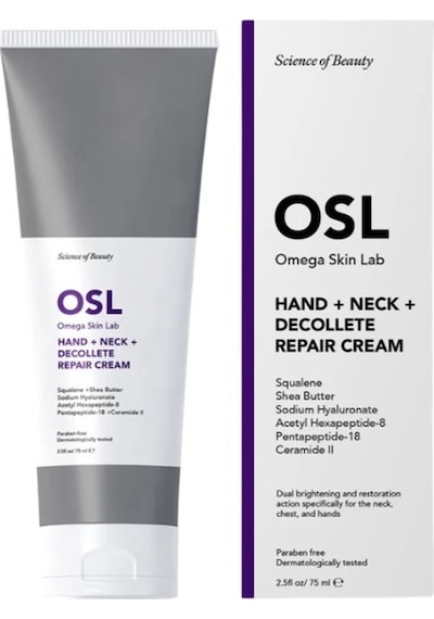 Osl Omega Skin Lab Hand + Neck + Decollete Repair Cream 75 Ml