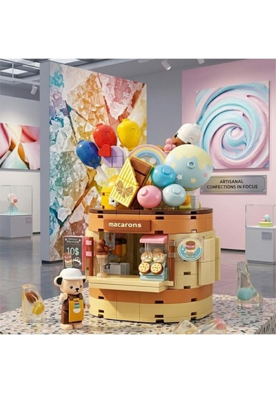 P881201 Panlos Teddy Bear Koleksiyonu Dondurma Dünyası 354 Parça Block Oyuncak