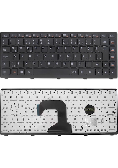 Lenovo Uyumlu Ideapad S405 Type 20196, S405 Type 4585 Klavye Siyah Tr