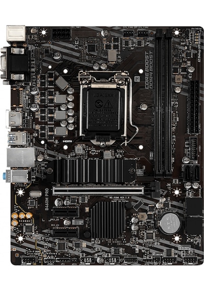 MSI B460M Pro Intel B460 2933 MHz DDR4 Soket 1200 mATX Anakart