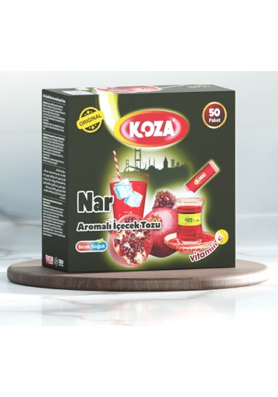 Koza Tek İçimlik Nar Aromalı Toz İçecek 50'li Diğer