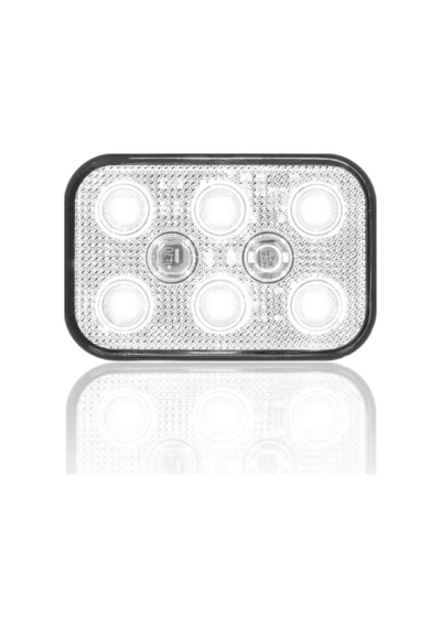 Sanel Animasyonlu 12-24V Universal Kare 6 Led Dış Mekan Uyumlu Beyaz SBDF6W