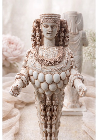 Artemis Of Ephesus Heykeli 32 Cm Bereket Tanrıçası Dekoratif Mitoloji Biblosu