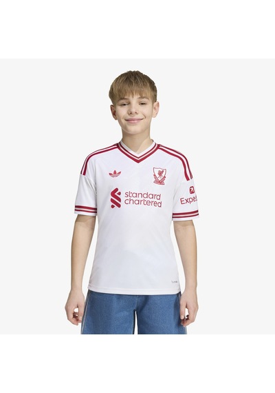 Adidas Liverpool Fc 26/27 Çocuk Beyaz Deplasman Forması Kb8302