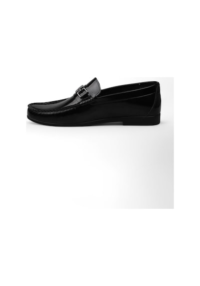 Pierre Cardin 25109 Hakiki Deri Siyah Rugan Erkek Günlük Ayakkabı Siyah