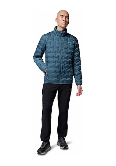 Columbia Delta Ridge Iı Down Jacket Erkek Outdoor Montu 650 Dolgu Kaz Tüyü 2086241429 Mavi Mavi