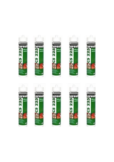 Cs 225 Şeffaf Silikon 280 Ml 10 Adet