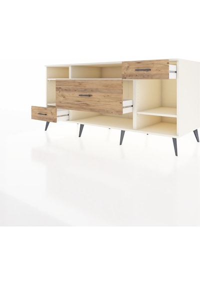 Kronos Konsol 4 Raflı 3 Çekmeceli 176x59x83 Aytaşı-aytaşı/çam Aytaşı/çam Kronos Konsol 4 Raflı 3 Çekmeceli 176x59x83 Aytaşı-aytaşı/çam Aytaşı/çam