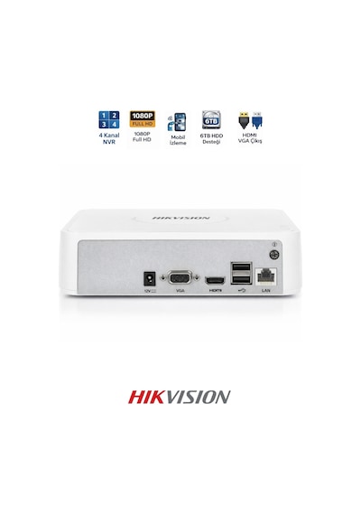 Ds-7104nı-q1 4 Kanal Nvr 1080p Hdmı Çıkışlı