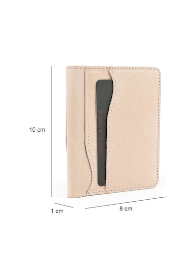 Ziya, Unisex Hakiki Deri Kartlık 1539852z02 Pudra 1539852z02 402 Pudra