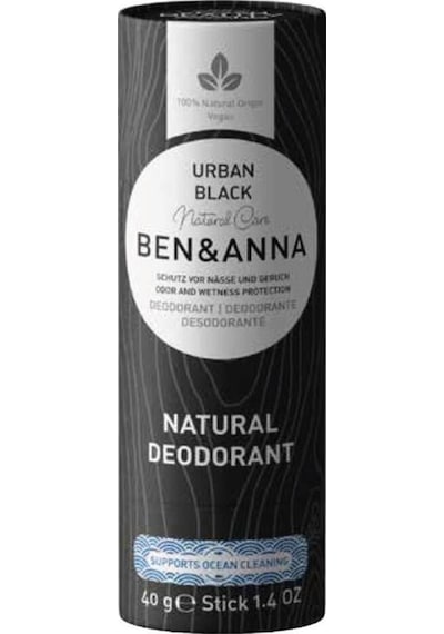 Ben & Anna Natural Deostick Urban Black 40 Gr