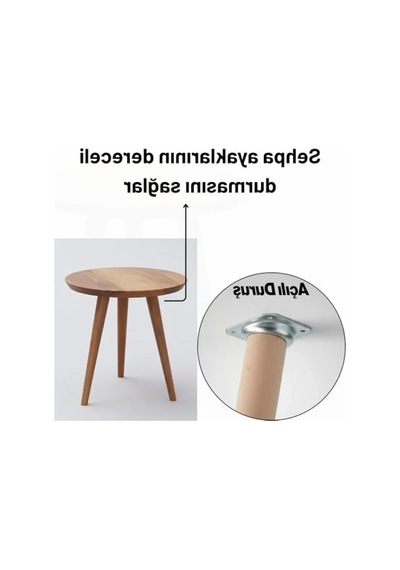 Açılı Metal 4'lü Mobilya Ayak Bağlantı Aparatı Abanoz