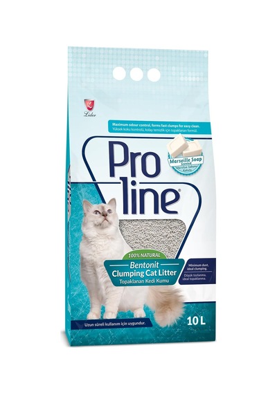Proline Sabun Kokulu Bentonit Kedi Kumu, 10 L