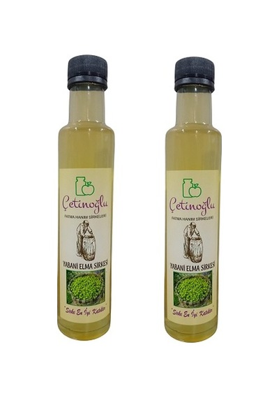 Çetinoğlu Fatma Hanım Elma Sirkesi 2 x 250 ML
