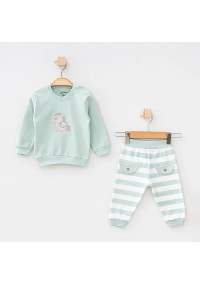 Aziz Bebe 2'li Bebek Takımı 2230 Yeşil