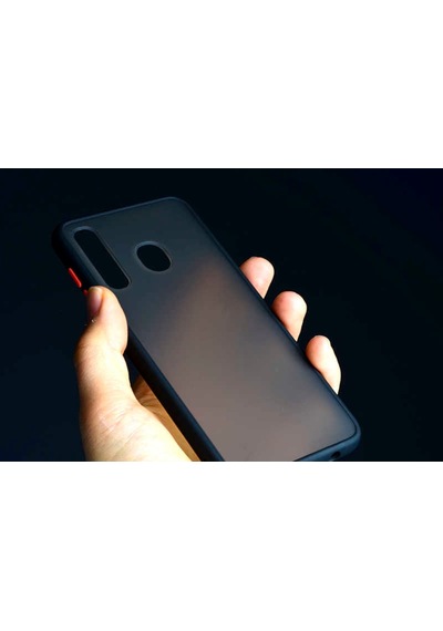 Huawei P30 Lite Kılıf Zore Fri Mat Yüzey Renkli Kenar Kılıf