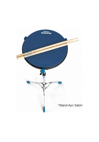 Drumeo Quietpad Practice Pad 12 İnç Çift Yüzlü Sessiz Davul Çalışma Pedi