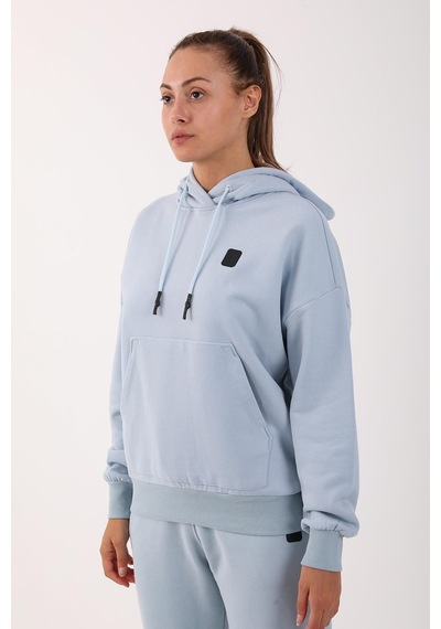 Maraton Sportswear Oversize Kadın Kapşonlu Uzun Kol Basic Sisli Mavi Sweatshirt 21908-sisli Mavi Açık Mavi Maraton Sportswear Oversize Kadın Kapşonlu Uzun Kol Basic Sisli Mavi Sweatshirt 21908-sisli Mavi Açık Mavi