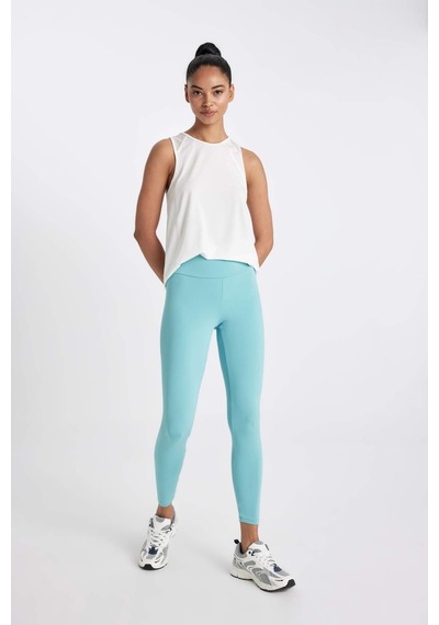 Defacto Defactofit Baskılı Beli Saran Sporcu Basic Tayt B4147ax24sptr209