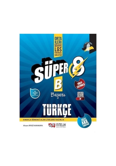 Nitelik 8.sınıf Lgs Süper B Yeni Güncel Türkçe Soru Bankası