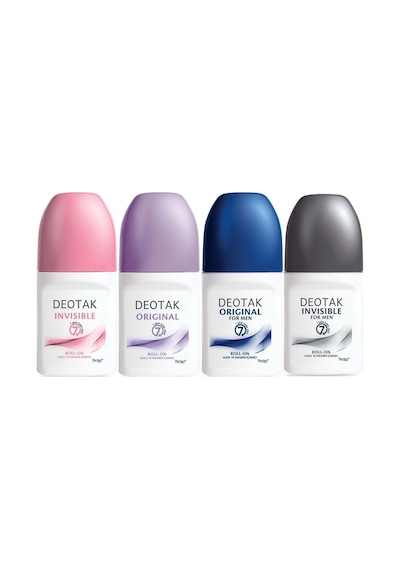 Deotak Roll-on 35ml Original/ınvısıble Kadın-erkek 4 Lü Set