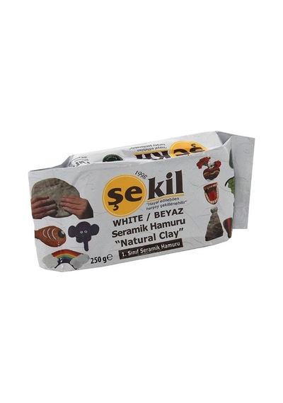 Şekil Seramik Kil Hamuru 250 Gr Beyaz