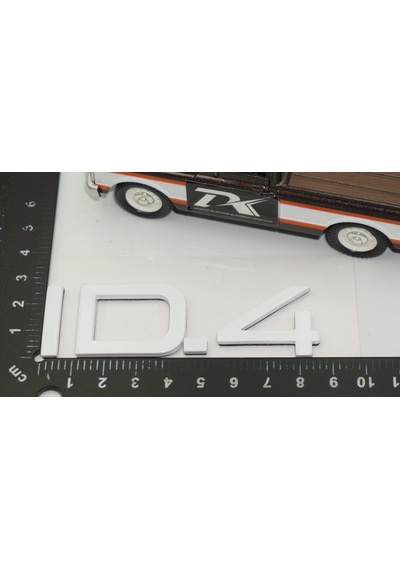 Dk Tuning Vw Volkswagen İd 4 Bagaj Beyaz Yazı Logo Arma -
