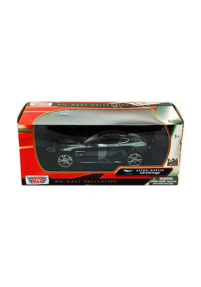 Motormax Aston Martin V12 Vantage Siyah 1/24 Model Araba