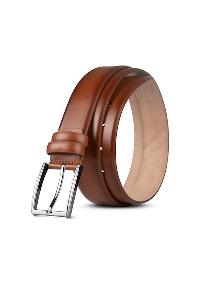 Goay Classic 3.5 cm Erkek Açma Deri Kahve Kemer (7014)