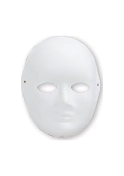 Benim Marifetlerim - Boyanabilir Beyaz Maske 1 Adet