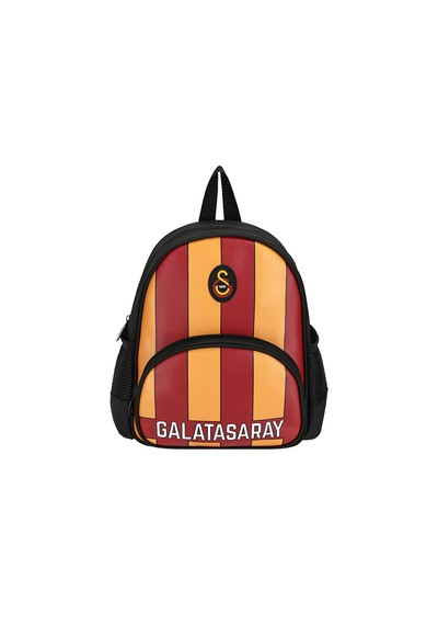 Galatasaray Çubuklu Suni Deri Anaokul Çantası siyah